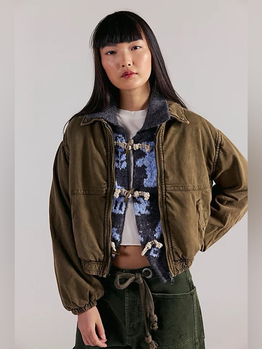 NWT! Free People FP One Birdie Washed Jacket Sz Small